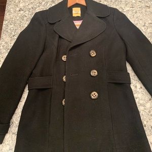 Black Fossil Peacoat